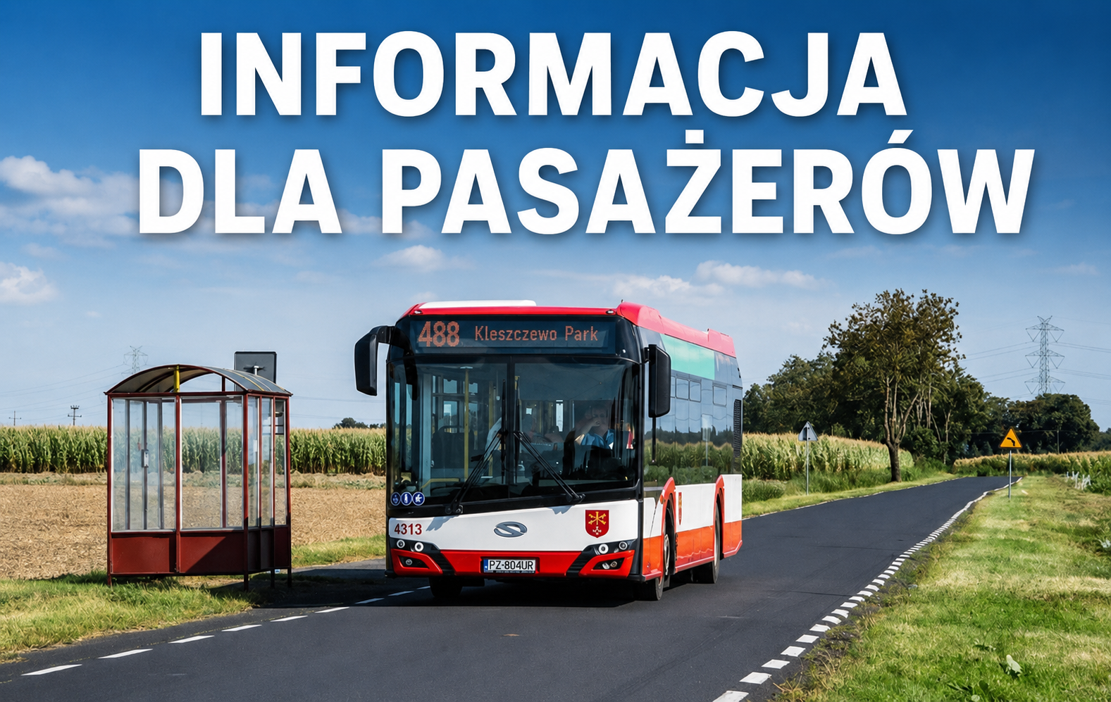 Linia 488  – od 01.09. zawieszenie wjazdu do przystanku Zimin Nowy Świat/Centrum
